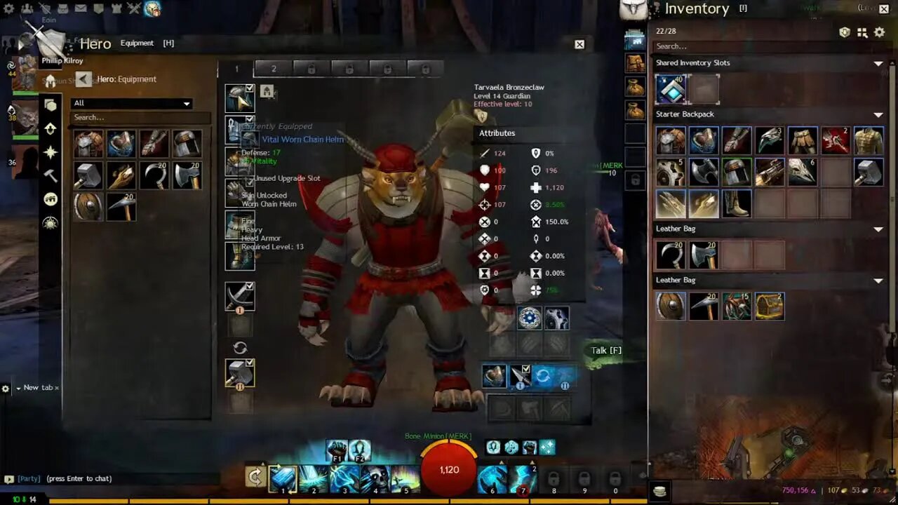 Guild Wars 2 with Mr. Nobody plus Potato Revan and Kilroy! A new Guardian!