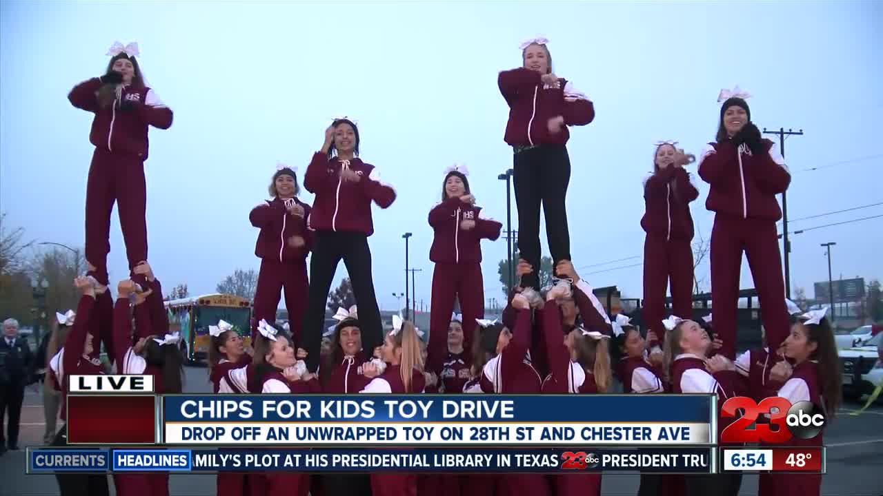 California Highway Patrol for its CHiPS For Kids toy drive