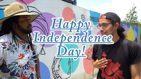 Independence Day Street Interviews with everyday Americans The TJ Evans Show