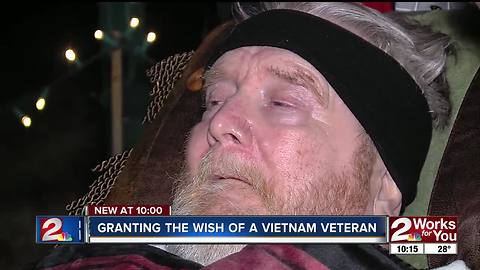 Vietnam veteran gets his wish granted in Muskogee