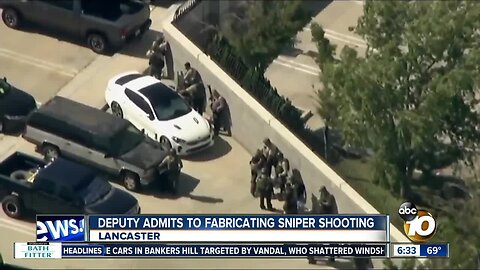 Lancaster deputy out of a job after lying about sniper shooting