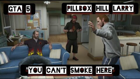 "You can't smoke here" — GTA 5