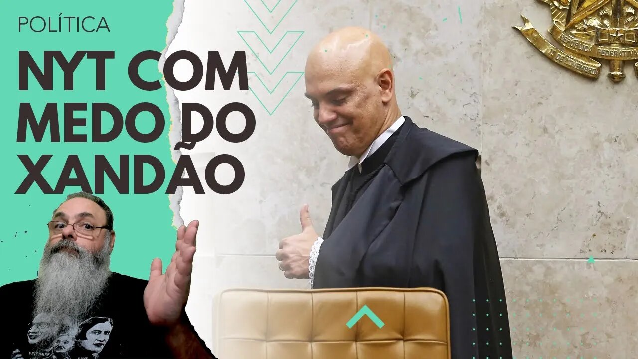 JORNAL ESQUERDISTA americano está PREOCUPADO com AUTORITARISMO do XANDÃO: "UM problema VIROU DOIS"