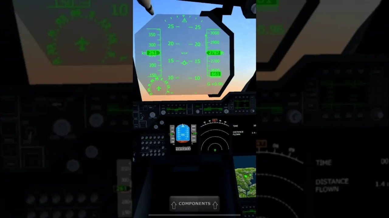 Flying MC-400 and crashing on a mountain | Turboprop Flight Simulator #shorts