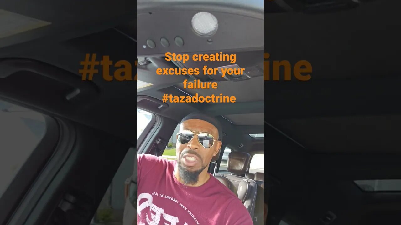 Stop creating excuses to fail #tazadoctrine
