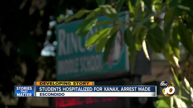 Escondido student arrested, suspected of giving out Xanax