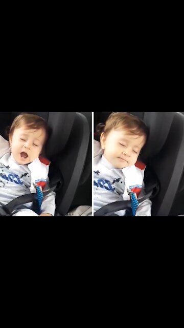 Watch The Exact Moment This Baby Literally Sings Himself To Sleep