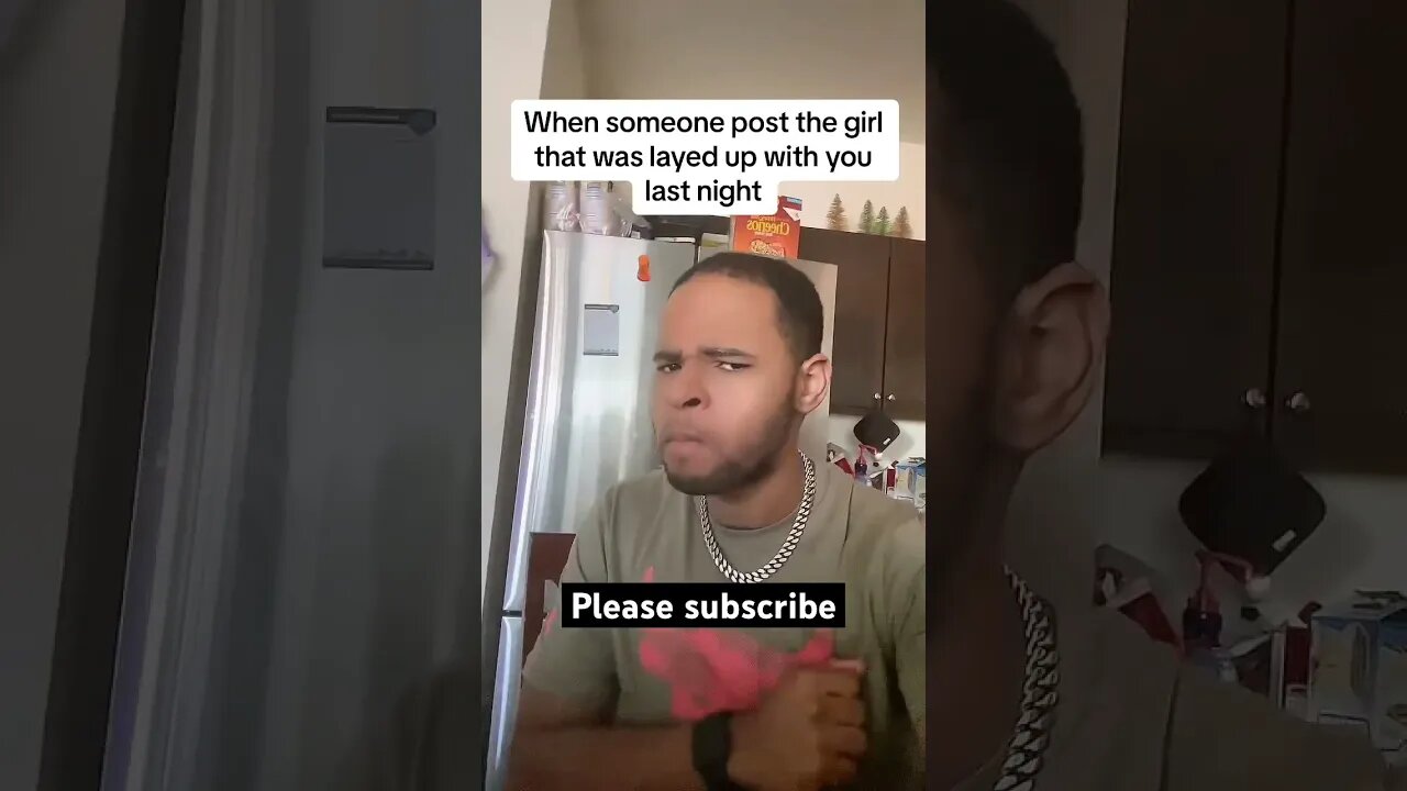 When someone post the girl that was with you… TikTok reacts shorts viral skit meme