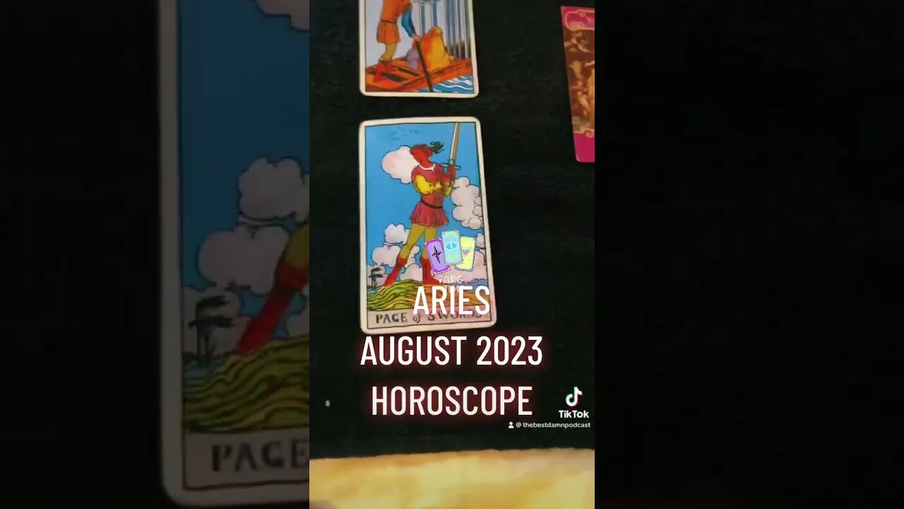 ARIES ♈️ August 2023 Horoscope #aries #datingadvice #tarot