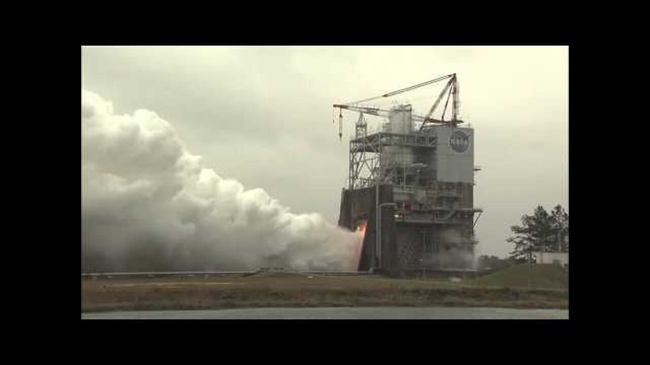 First SLS Flight Engine Test