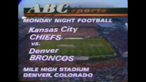 1990-09-17 Kansas City Chiefs vs Denver Broncos