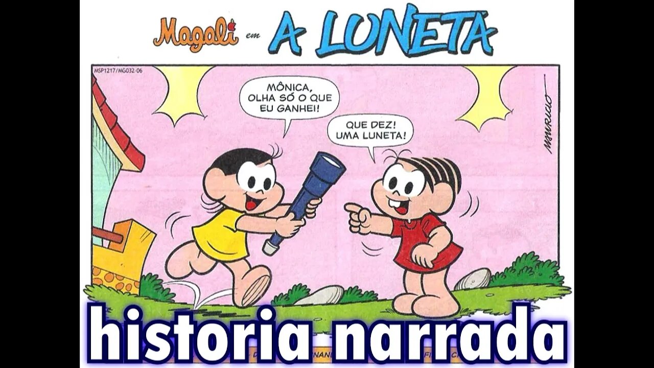 Magali em-A luneta | Gibis do Rapha