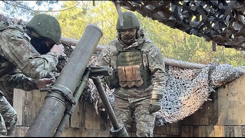 The brigades gave journalists a short tour of Marinka, liberated from the Ukrainian troops