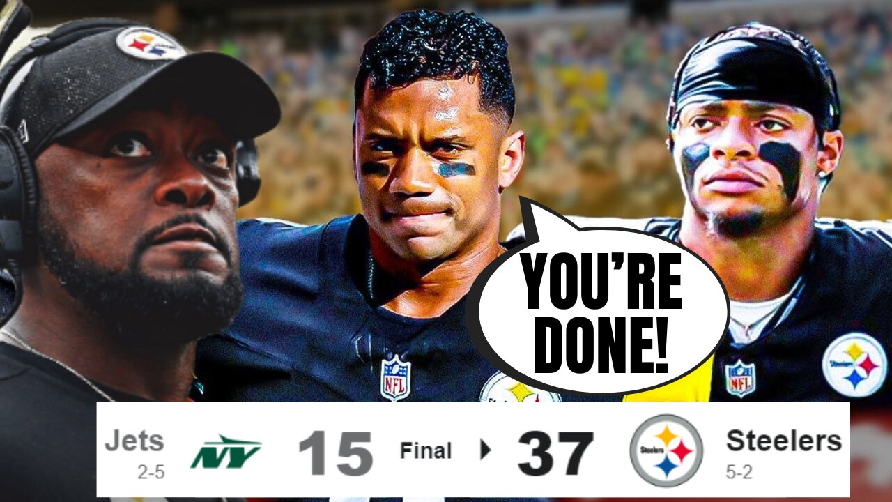 Russell Wilson And The Steelers DESTROY Aaron Rodgers And Jets After BENCHING Justin Fields