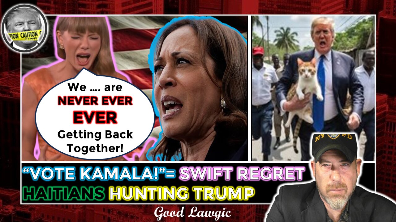 The Following Program: #UngagTrump Updates; Swift Regretting Backing Kamala; Haitians Jailing Trump?