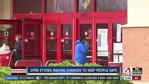 Open stores make changes to keep customers safe