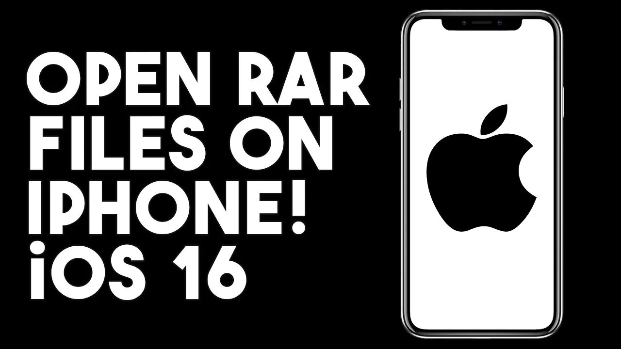 How To Open RAR Files On iPhone! iOS 16