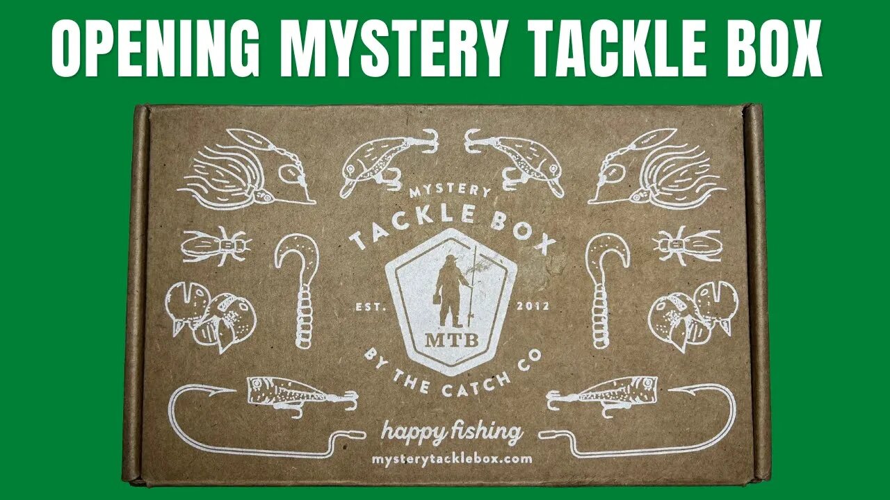 Opening Mystery Tackle Box By The Catch Co September 2022 Box