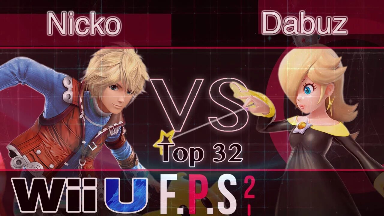 2Scoops|Nicko (Shulk) vs. RNG|Dabuz (Rosalina) - Wii U Top 32 - FPS2