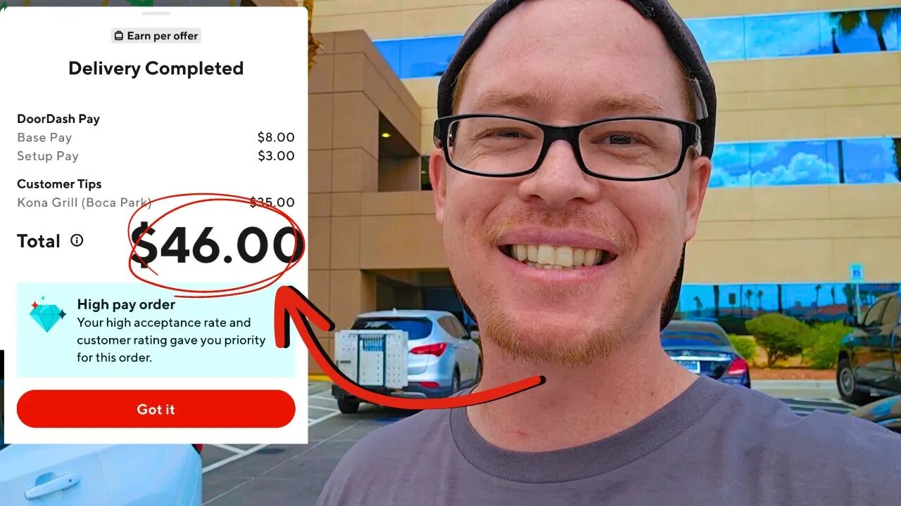 Top Dasher makes $200 a day