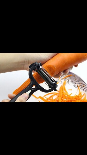 Multifunctional 360 Degree Rotary Vegetable Peeler Cutter