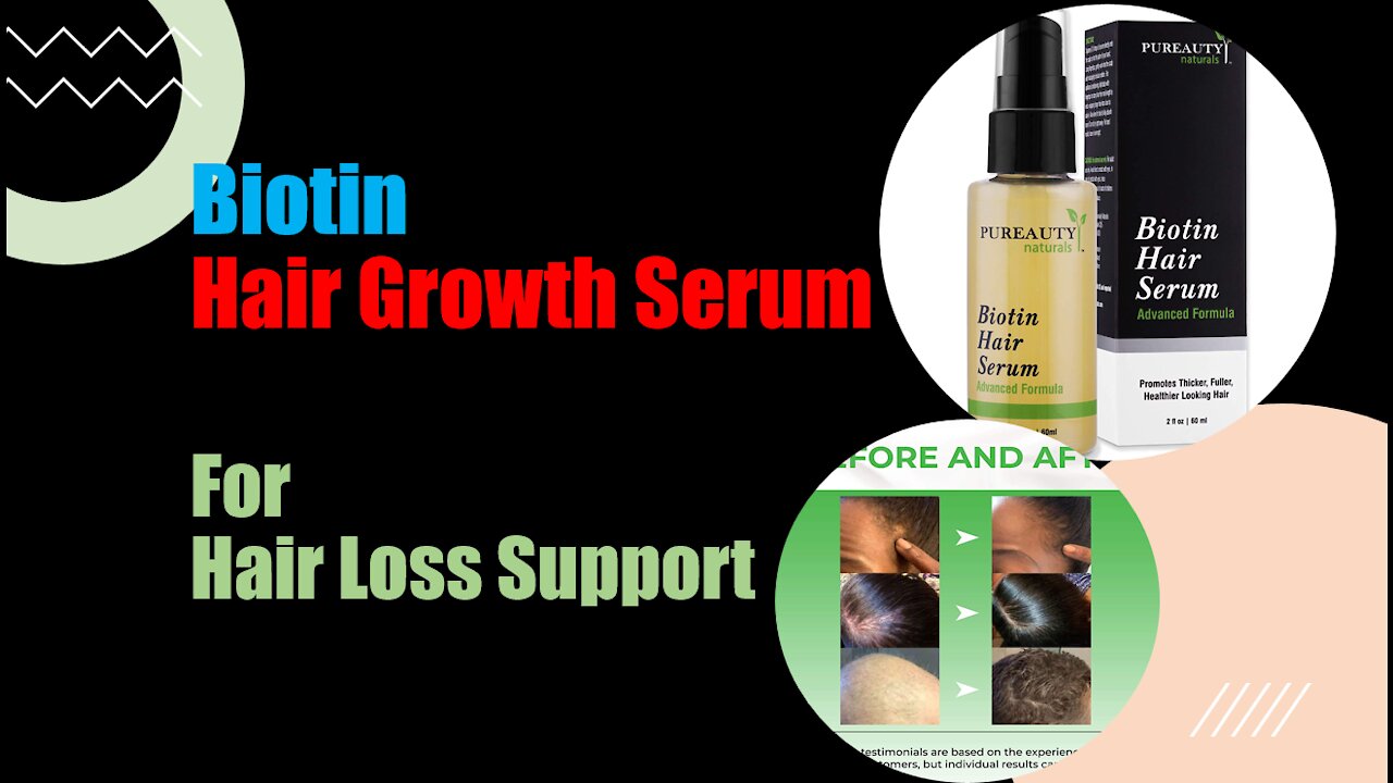 US Biotin Hair Growth Serum Advanced Topical Formula | Hair loss treatment