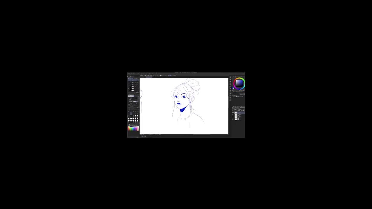 Speed Sketch Clip studio paint test