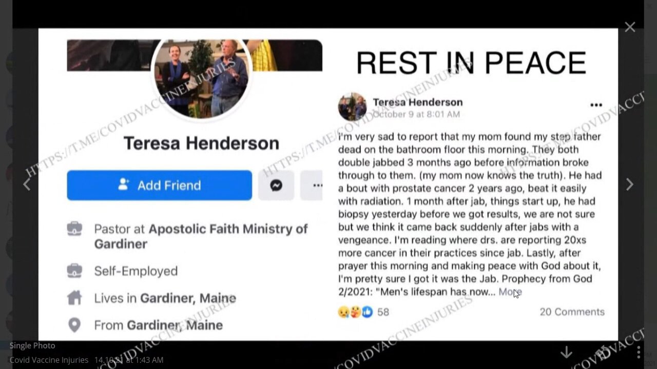 as the jab keeps getting pushed in the western world, more death and destruction is happening