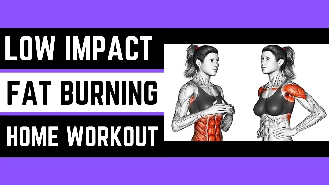 Low impact, beginner, fat burning, home workout. ALL standing!