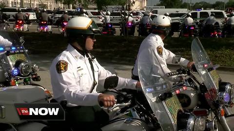 Law enforcement bands together to honor fallen Highlands deputy