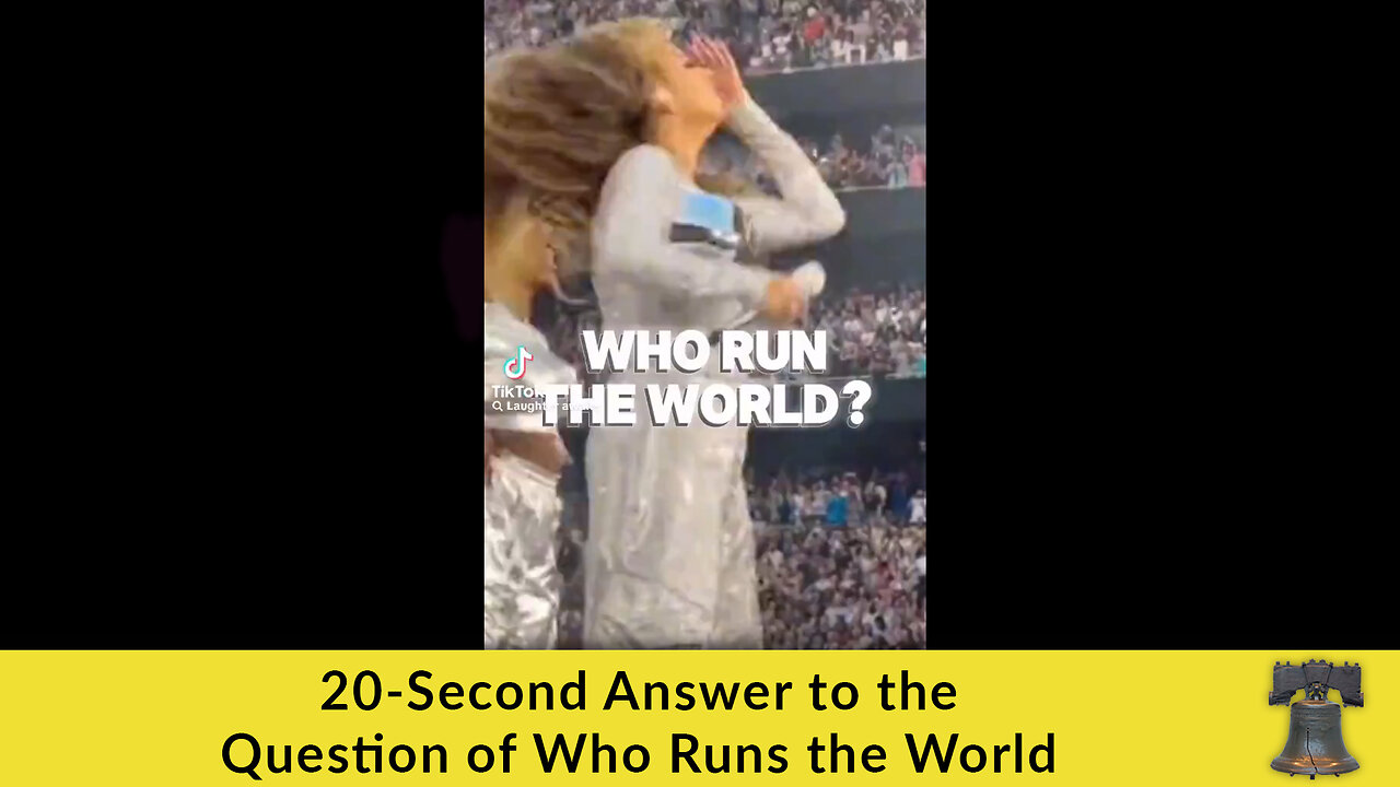 20-Second Answer to the Question of Who Runs the World