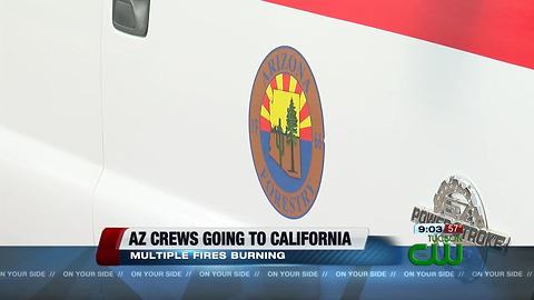 125 Arizona firefighters sent to California for wildfires