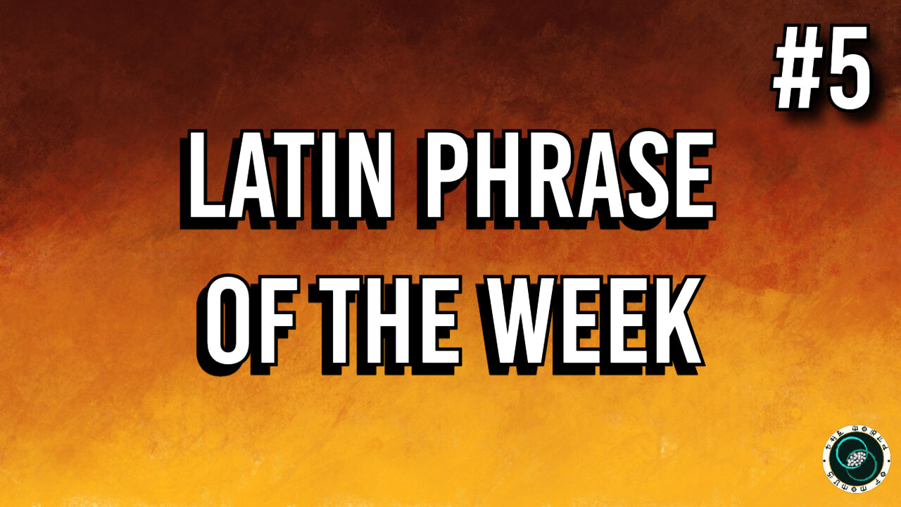 Latin Phrases | #5 | Weekly Wisdom | TWOM