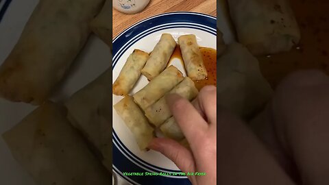 Vegetable Spring Rolls In The Air Fryer