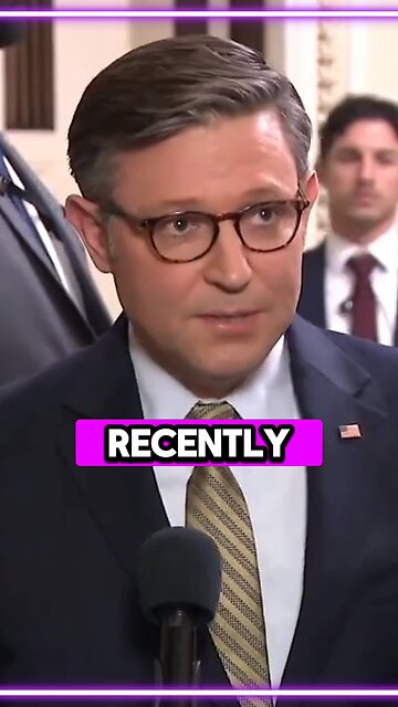 Mike Johnson House Speaker After Stopping Government Shutdown