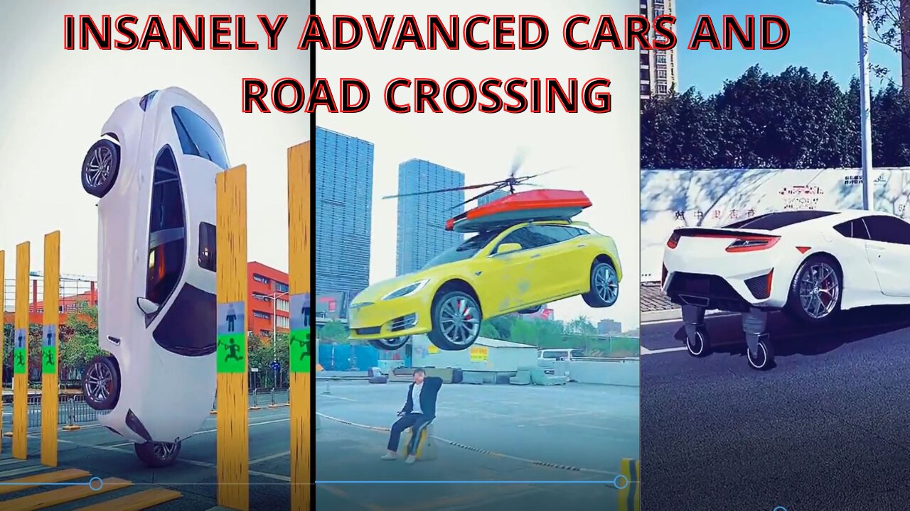 SHOCKINGLY ADVANCED CARS AND ROAD CROSSINGS , THAT WILL DRIVE YOU 🤯 100% CRAZY