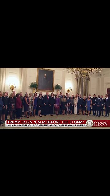 What Storm Mr. President?