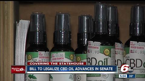 Bill to legalize CBD oil advances in Indiana Senate