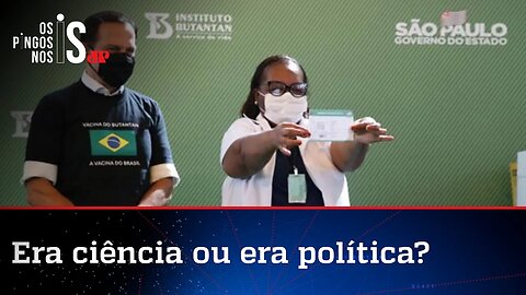 Enfermeira que tomou primeira vacina ao lado de Doria entra para a política