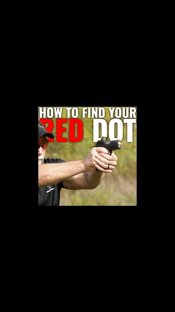 Mike Seeklander - Quick Pro Tip - How To Find Your Red Dot with the SFX9 #Shorts