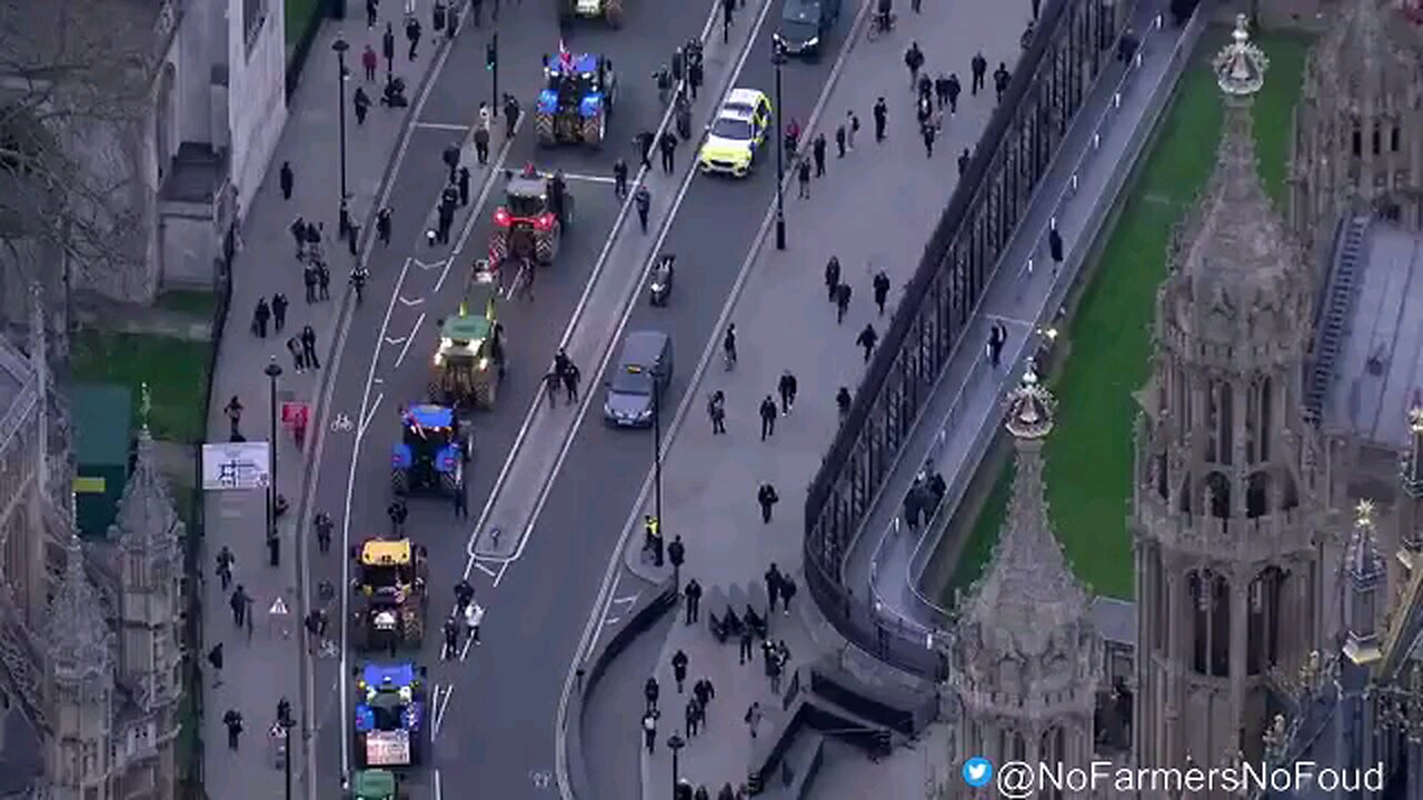 Farmers descend on Westminster for tractor protest A "go-slow" convoy of tractors (From JGM's PF)