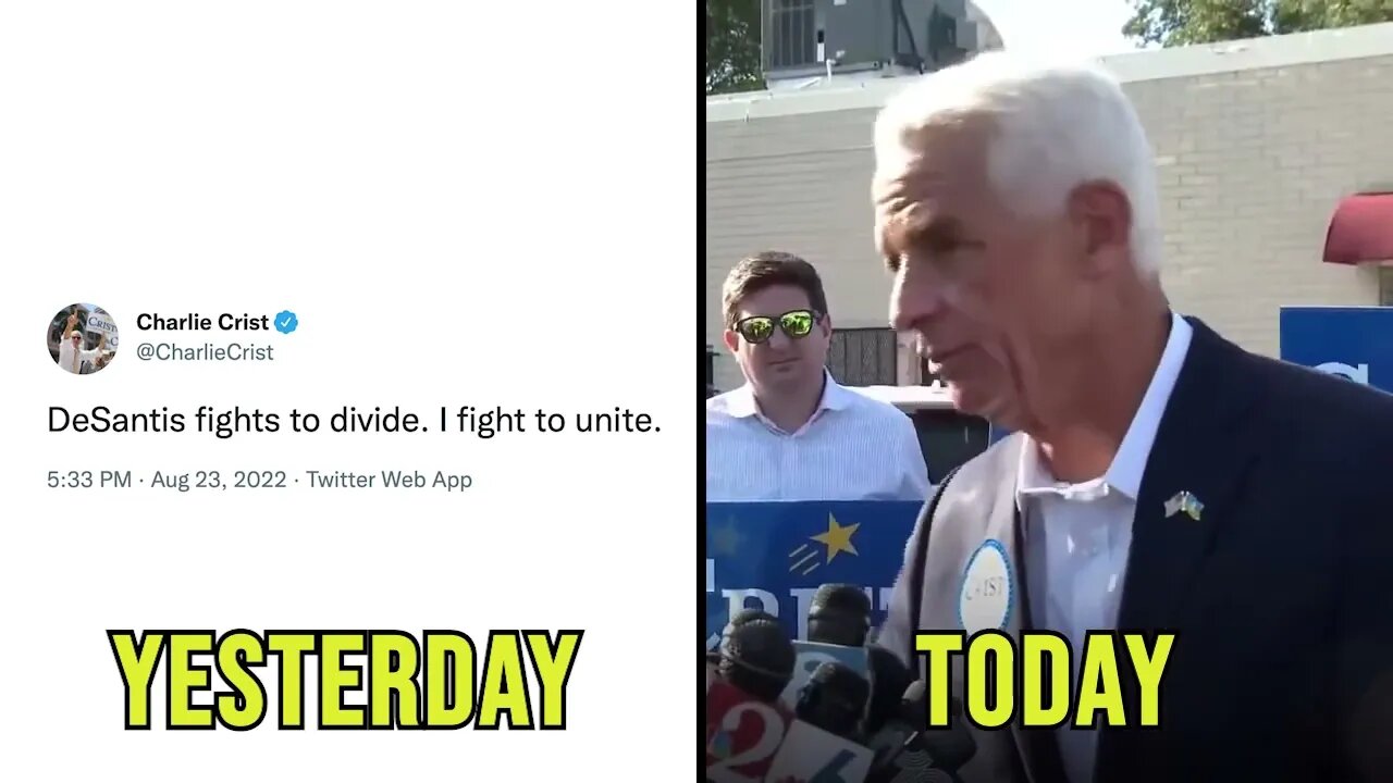 Florida Democrat Charlie Crist is a total fraud!