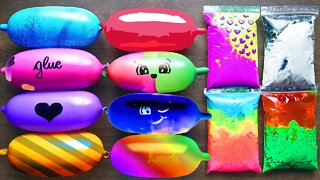 Making Slime with Bags and Funny Balloons