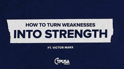 How to Turn Weaknesses Into Strength | Victor Marx