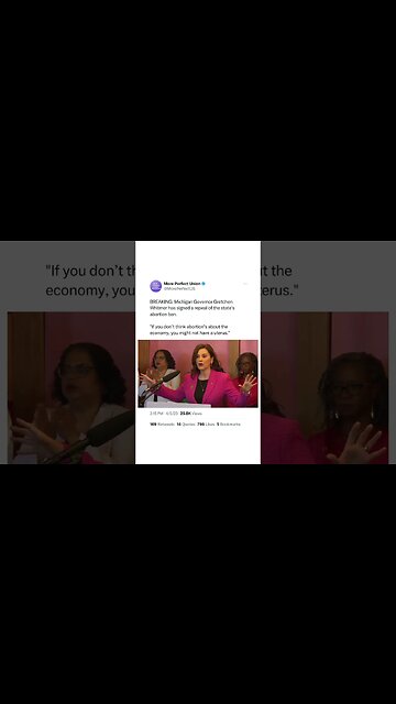 Michigan Governor Repeals Abortion Ban