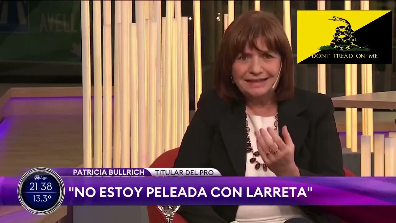 2022 08 29 Patricia Bullrich “Dicen que a Juntos por el Cambio siempre le toman la calle”
