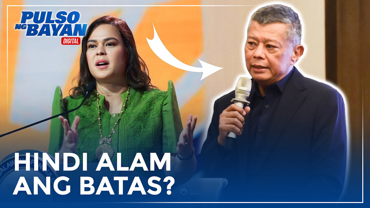 Ipagdasal natin ang Pilipinas, dahil we have a secretary of Justice na hindi alam ang batas