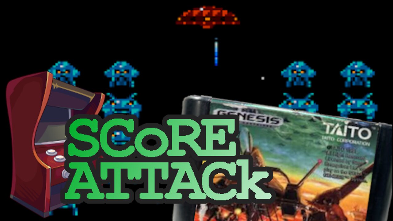 Space Invaders '91 (GEN) No Continues (almost) High-Score Attack!!