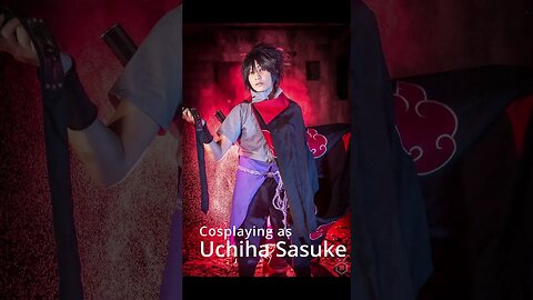 Photos of Cosplaying as Sasuke #shorts