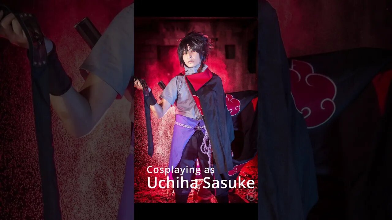Photos of Cosplaying as Sasuke #shorts